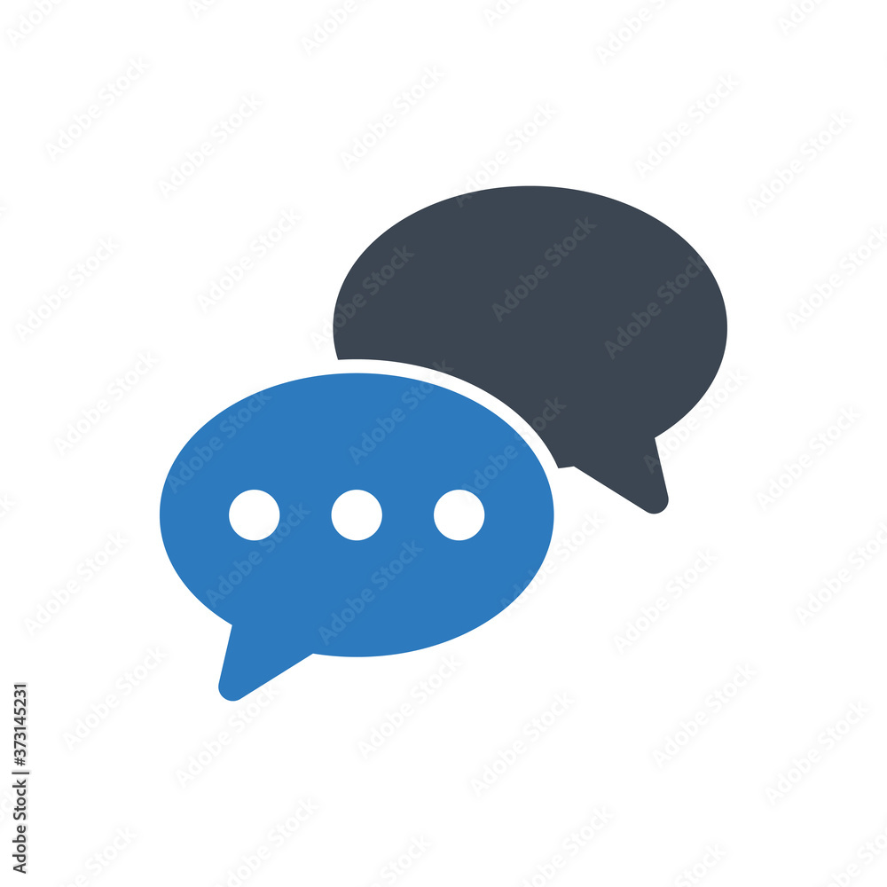 Chat icon ( vector illustration ) Chat icon ( vector illustration )