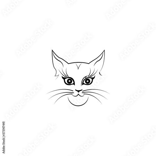 cat logo icon design