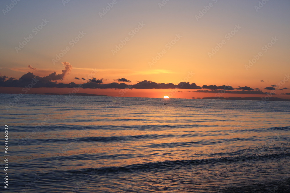 Sunrise on Qinghai Lake Sunrise on Qinghai Lake