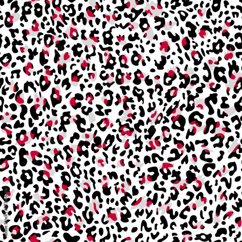 pattern design of leopard animal print vector 