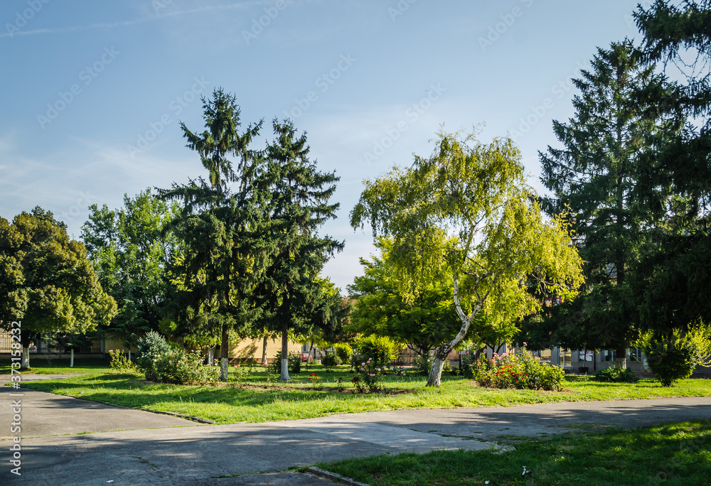 Park in Srbobran near Novi Sad 