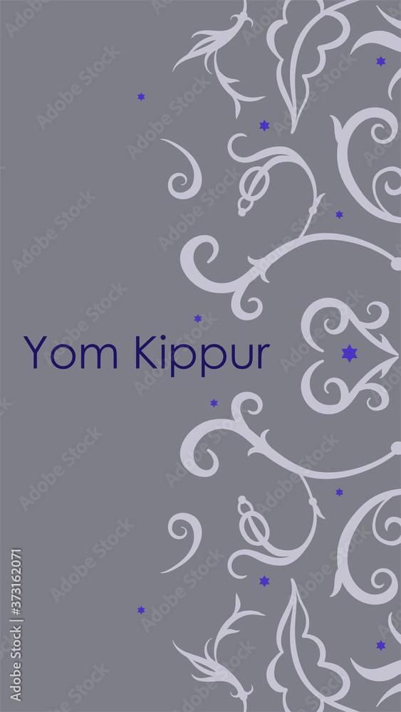 Vector illustration on the theme of Yom Kippur holiday. Vector illustration on the theme of Yom Kippur holiday.