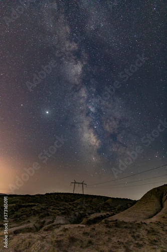 Wallpaper Mural Milky Way over Gobustan Hills Torontodigital.ca