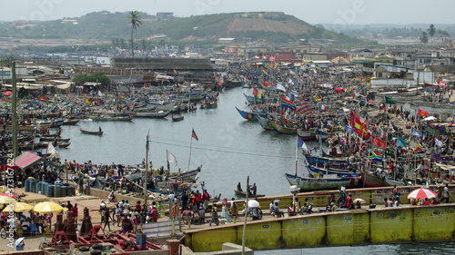 Ghana fishing village
