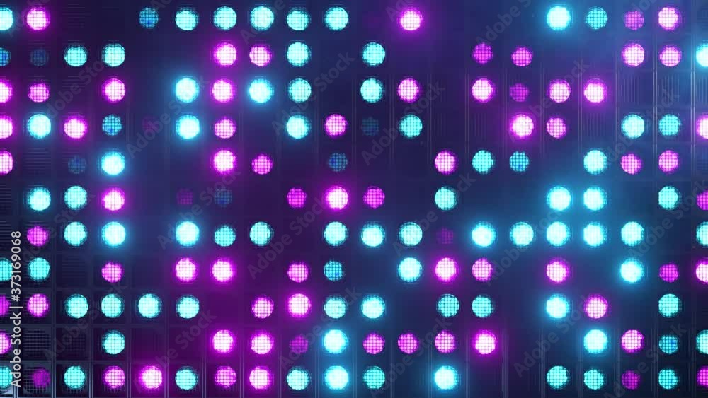 Flicker wall lights. Flashing lights Lanterns for clubs and discos. Matrix beam headlights