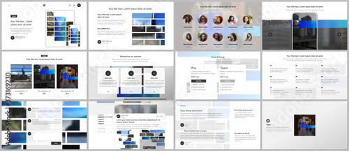 Vector templates for website design, presentations, portfolio. Templates for presentation slides, flyer, leaflet, brochure cover. Corporate business identity style for any purposes. Business template.