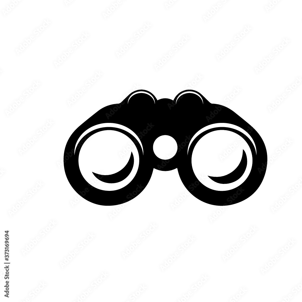 Binoculars glasses icon