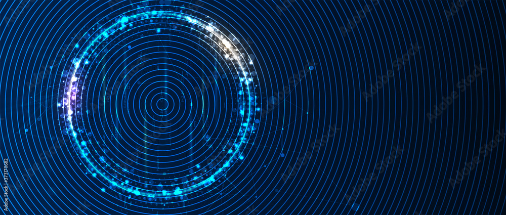 Quantum processing. Deep learning artificial intelligence. Future new technology for business or science presentation Quantum processing. Deep learning artificial intelligence. Future new technology for business or science presentation