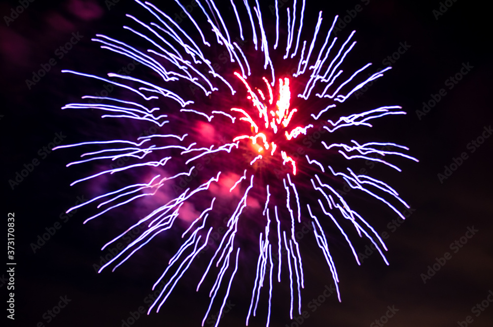 abstract light trails from fireworks abstract light trails from fireworks