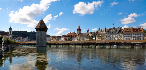 River Reuss in the city of Lucerne - travel photography