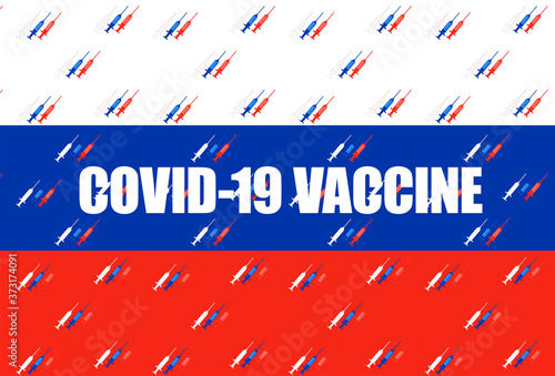 Coronavirus Pandemic. The world's first vaccine is available. Content for the designer.