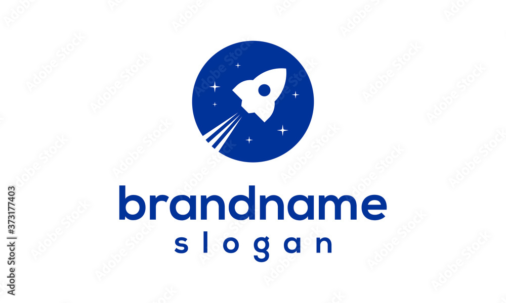 Landscape space logo design vector Landscape space logo design vector