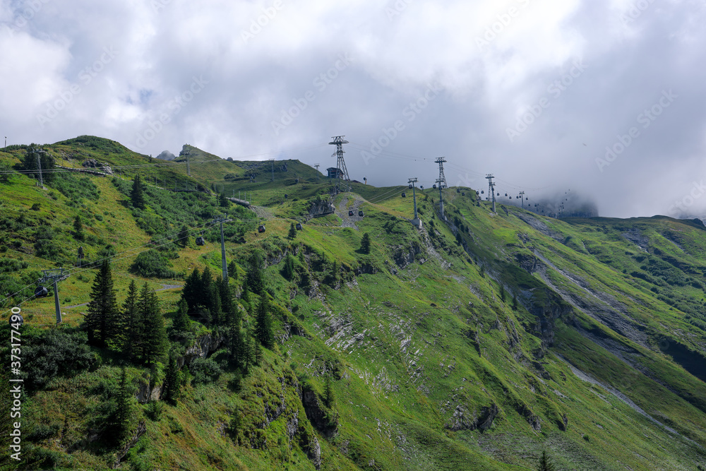 Mount Titlis Cableway in Engelberg Switzerland - travel photography