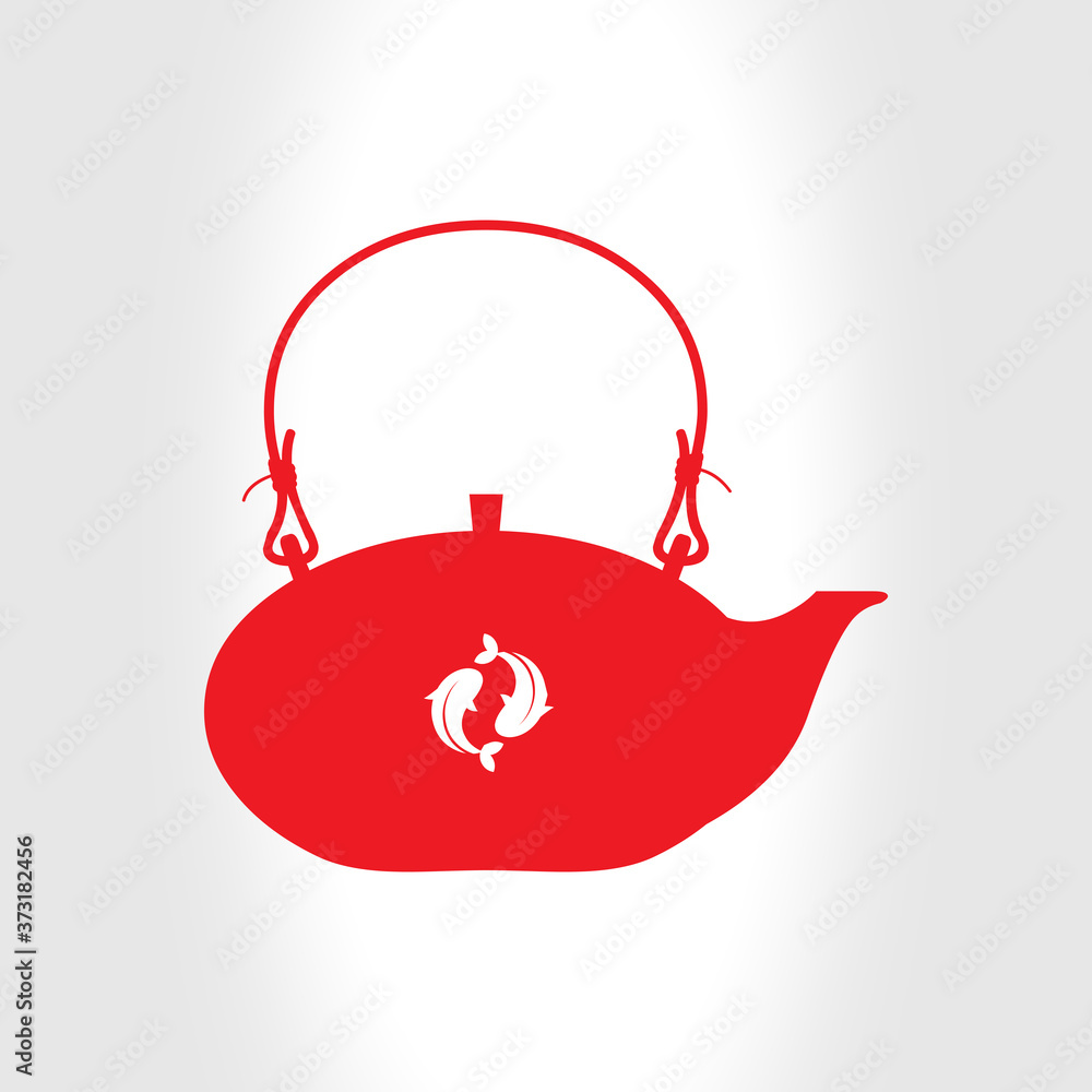 Obraz premium Kettle icon vector
