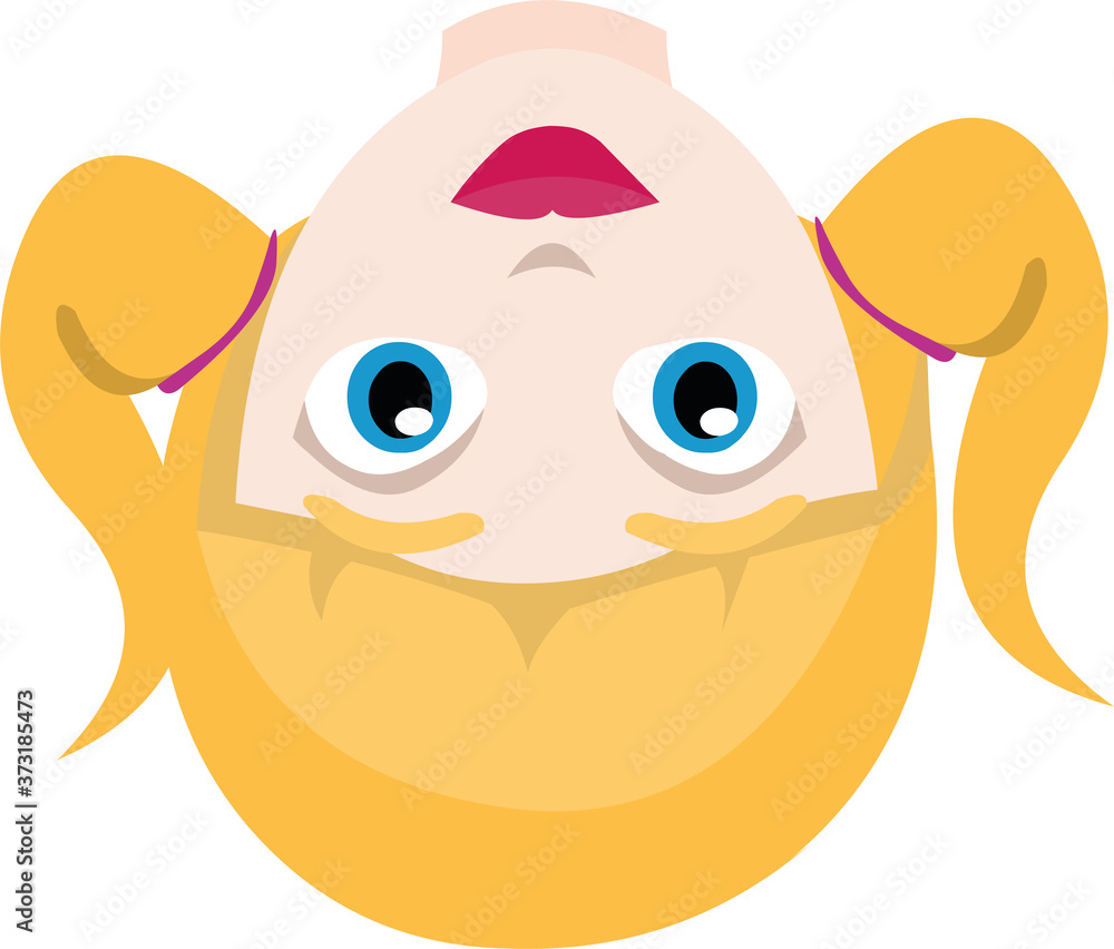 Vector illustration of the face of a blonde girl
Vector illustration of the face of a blonde girl