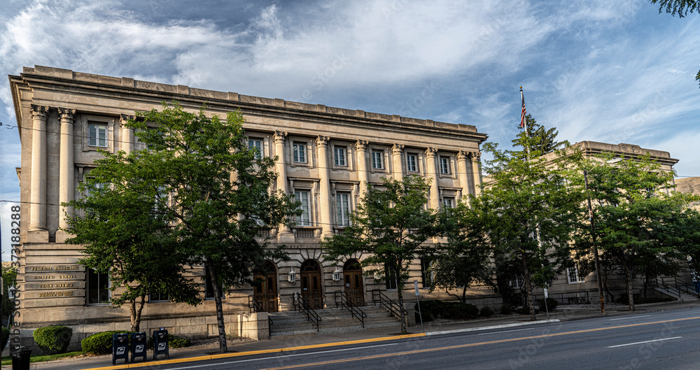 Federal Building, Post Office in Downtown Missoula Montana