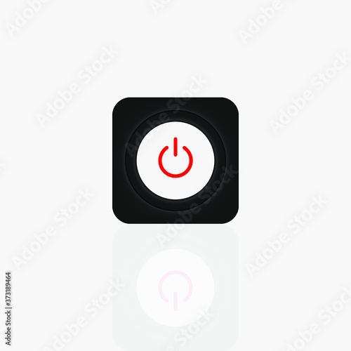 Free Download On Off Push style power buttons, The Off buttons are enclosed in red,The On buttons are enclosed in green with Shadow, - GFXLoad