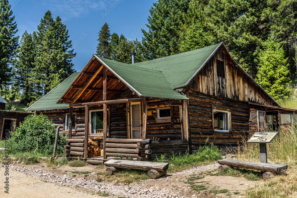 Fototapeta premium Historic, most Intact, Garnet Ghost Town Montana