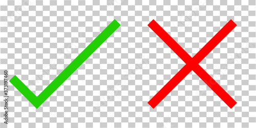 Cross and hook in front of a transparent background
