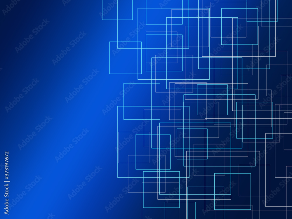 Obraz premium Blue background with white squares