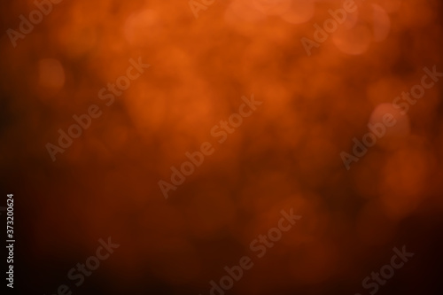 Orange bokeh and yellow blur abstract