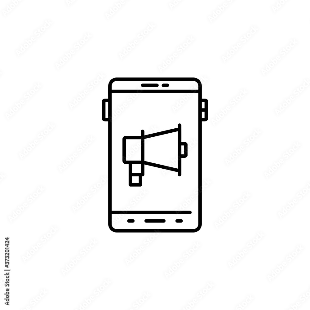 smart phone and marketing icon. internet marketing icon. perfect to logo, presentation template, website, application, and more product. vector icon design line style smart phone and marketing icon. internet marketing icon. perfect to logo, presentation template, website, application, and more product. vector icon design line style