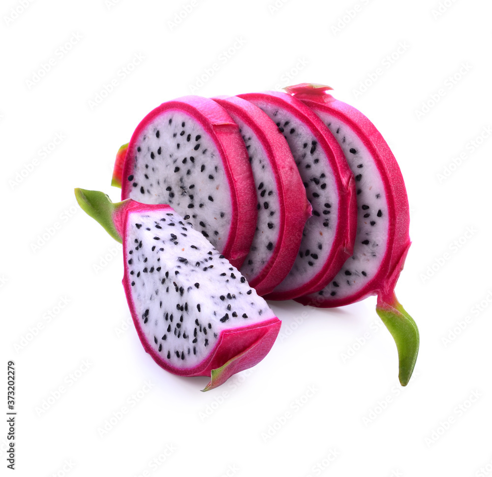 Dragon fruit isolated on white background Dragon fruit isolated on white background