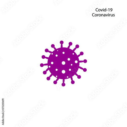  Coronavirus symbol and icon vector illustration covid-19.