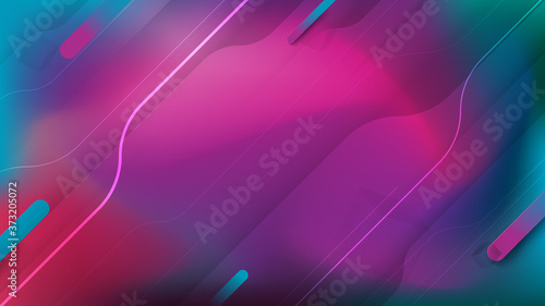 Abstract fluid shapes composition gradient background modern with colorful geometric shape. Vector illustration