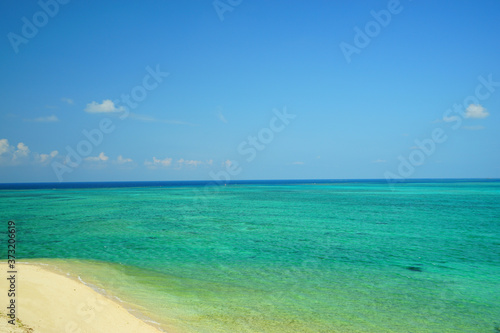 The Blue Sea of Okinawa, Japan