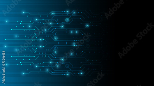 Wallpaper Mural hi-tech digital data connection system Torontodigital.ca