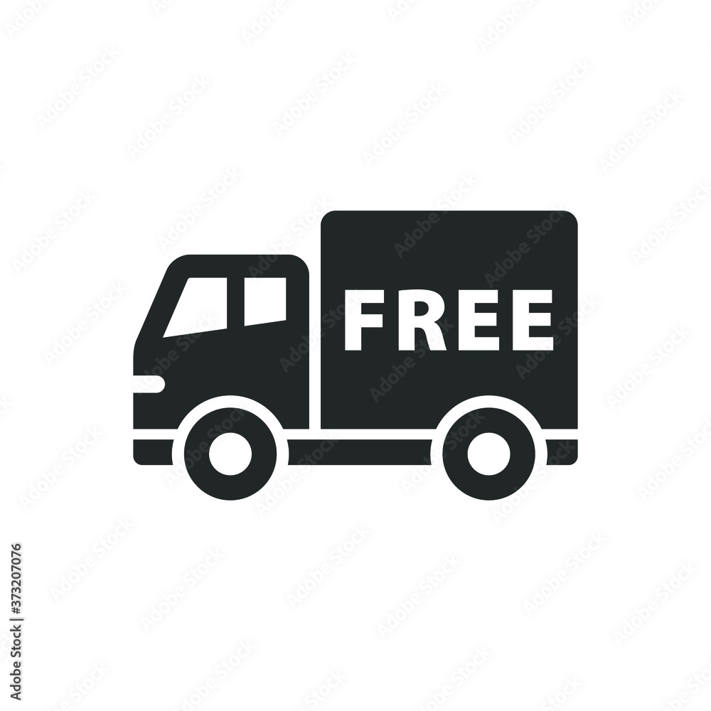 Free shipping service icon