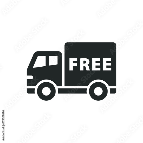 Free shipping service icon