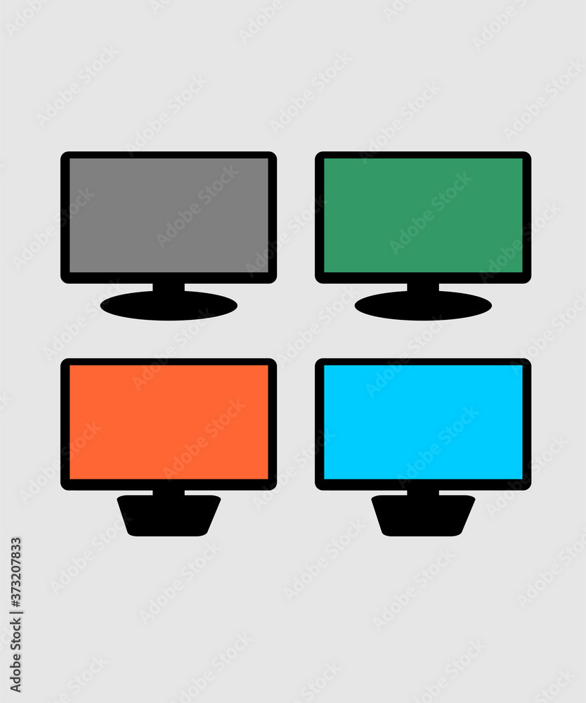 set computer monitor set computer monitor