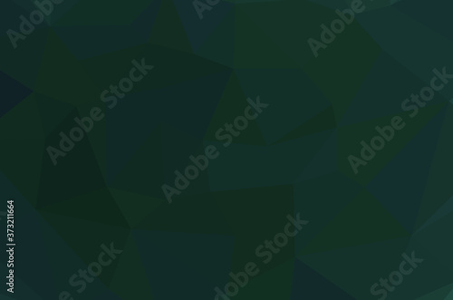 Gradient Green vector shining triangular layout. Glitter abstract illustration