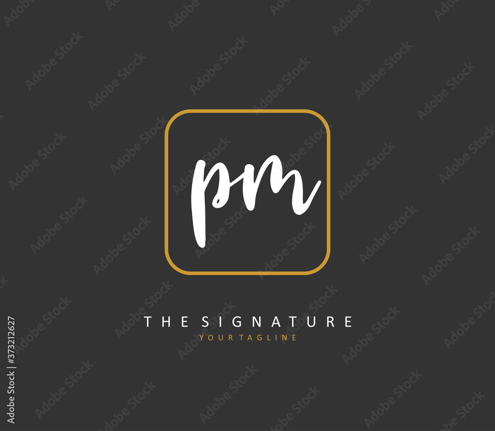 P M PM Initial letter handwriting and signature logo. A concept handwriting initial logo with template element. P M PM Initial letter handwriting and signature logo. A concept handwriting initial logo with template element.