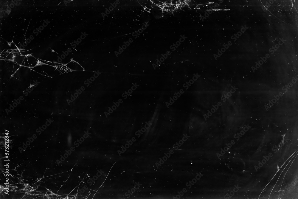 Broken glass texture. Cracked screen. Black fractured laptop display  overlay with dust scratches. Stock Photo | Adobe Stock
