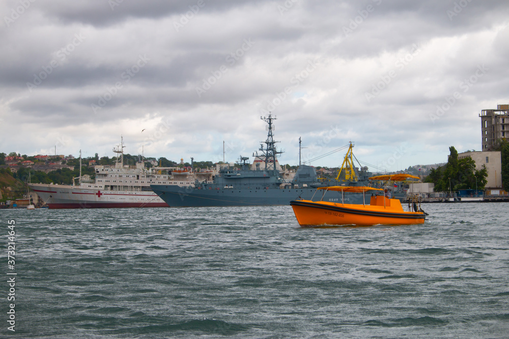 South Bay and Sevastopol Sea Port, Crimea