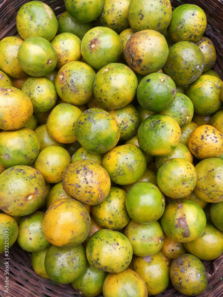 green apples in the market