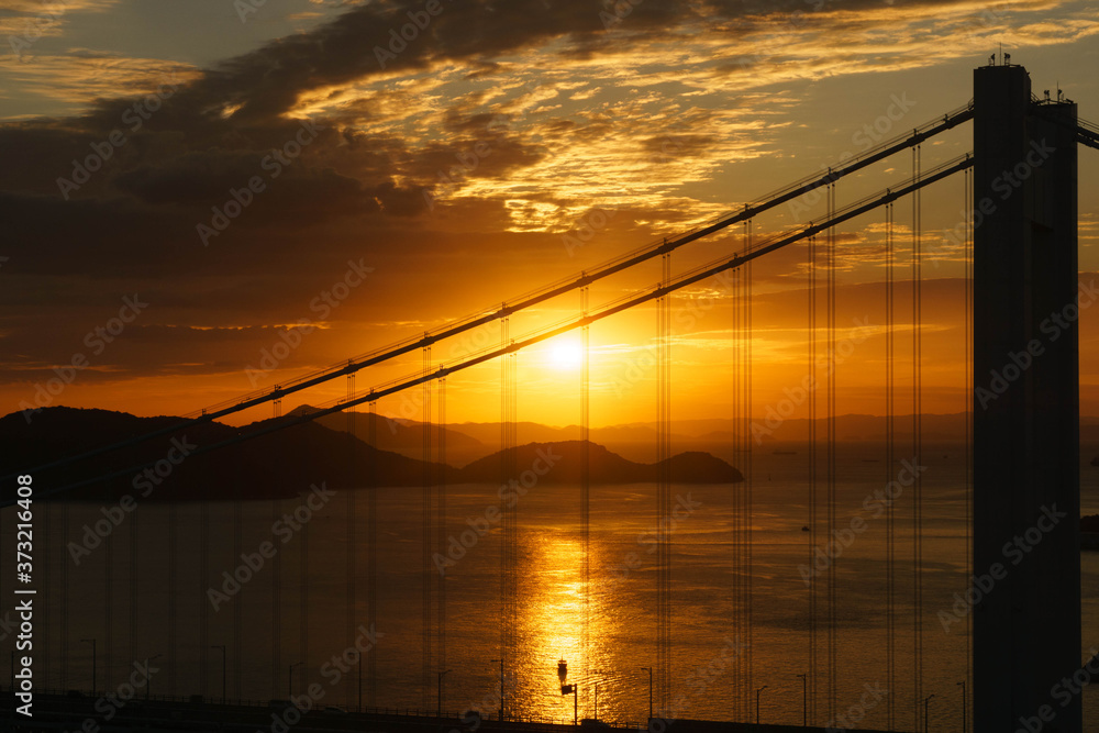 Obraz premium 日の入り