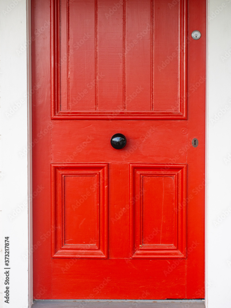 Vibrant Red Door