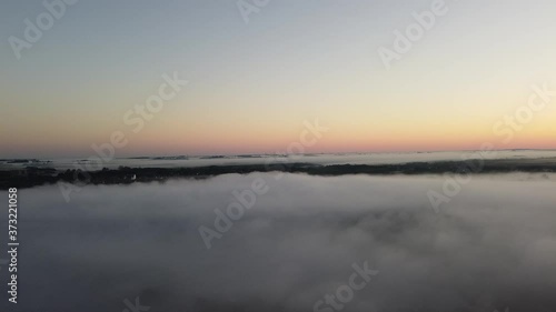 Wallpaper Mural Fog Over City, Randers Denmark 2020 Torontodigital.ca
