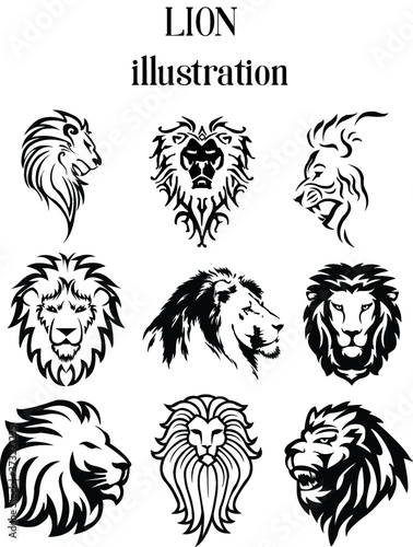 lion tribal tattoo