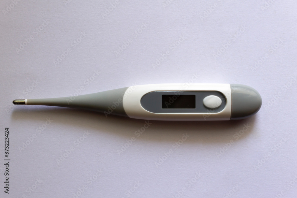Digital Thermometer isolated on white background. Digital Thermometer isolated on white background.