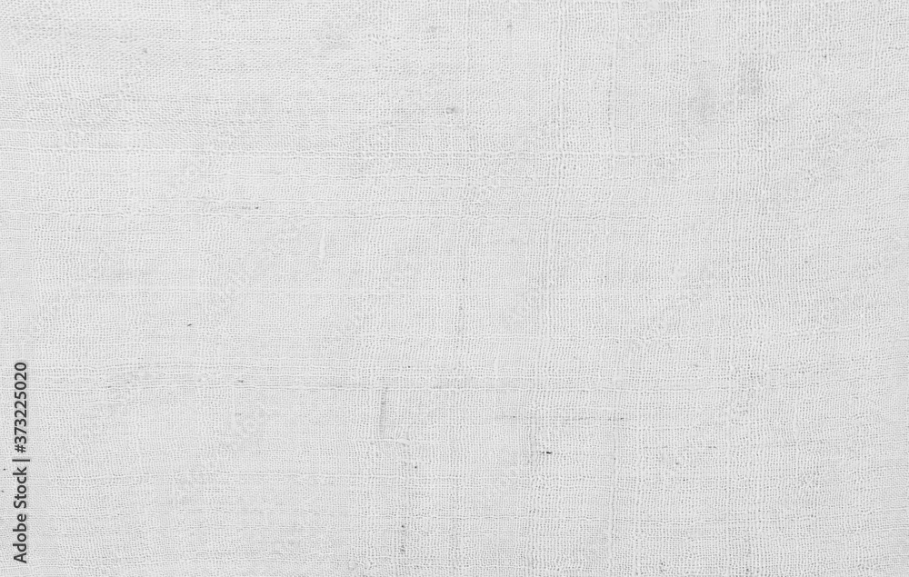 Fototapeta premium White linen old fabric texture or background.