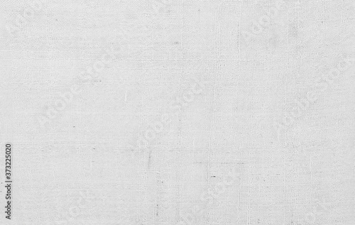 White linen old fabric texture or background.
