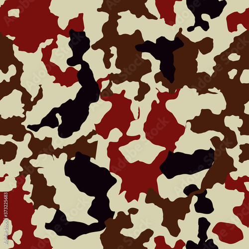 Vector camouflage pattern for army. Camouflage military pattern