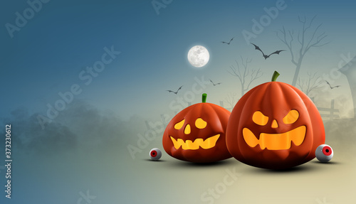 happy halloween background design. space for text