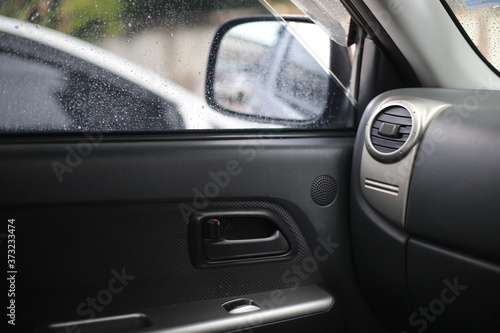 interior of car