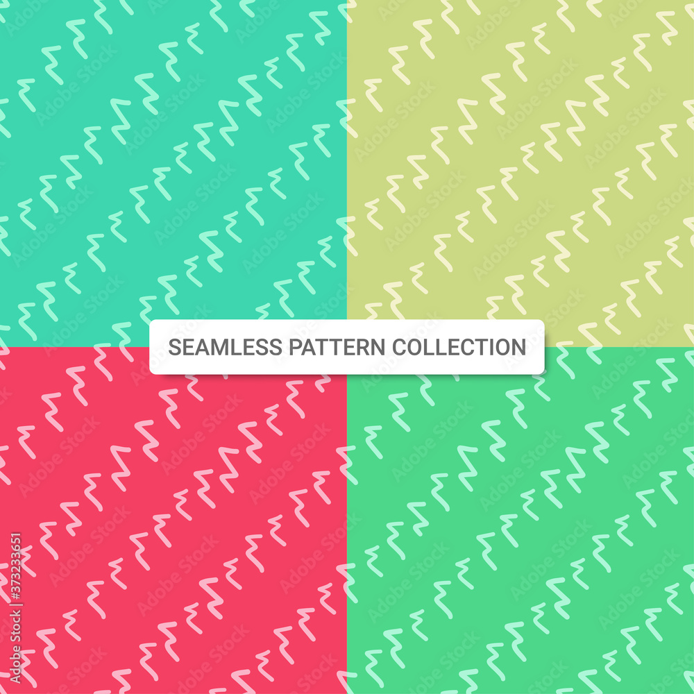 Seamless pattern with abstract zig zag shapes, vector illustration Seamless pattern with abstract zig zag shapes, vector illustration